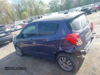 2016 Chevrolet Spark LS with VIN KL8CB6SA9GC587221, listed as a IAAI auction lot 41948444 with 96,795 mi miles. Bid and sale history available at carsss.com. Image 14.