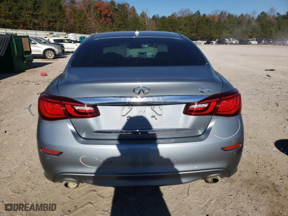 2018 Infiniti Q70 3.7 LUXE with VIN JN1BY1AP9JM180904, listed as a Copart auction lot 83427314 with NaN miles and Salvage Title. Bid and sale history available at carsss.com. Image 6.