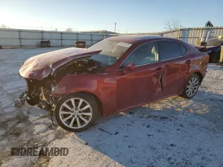 2007 Lexus IS 250 with VIN JTHCK262272009873, listed as a Copart auction lot 44945435 with 0 mi miles and Non Repairable. Bid and sale history available at carsss.com. Image 1.