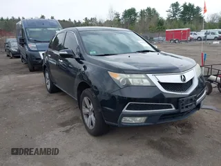 2012 Acura MDX Tech Pkg with VIN 2HNYD2H34CH504708, listed as a IAAI auction lot 42113263 with 161,067 mi miles. Bid and sale history available at carsss.com. Image 1.