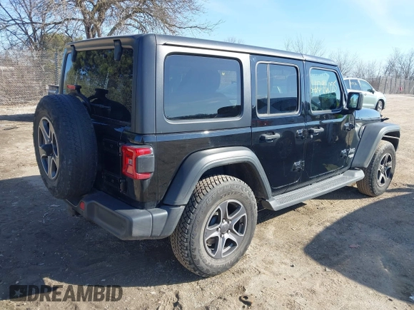 2018 Jeep Wrangler Unlimited Sport с VIN 1C4HJXDG4JW110788, выставлен на аукционе IAAI как лот 41796075 с пробегом 69 378 миль миль и . История ставок и продаж доступна на DreamBid. Изображение 4.