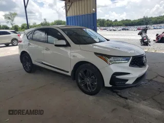 2021 Acura RDX w/A-Spec Package with VIN 5J8TC2H69ML043380, listed as a Copart auction lot 63219585 with 47,799 mi miles and Salvage title. Bid and sale history available at DreamBid. Image 4.