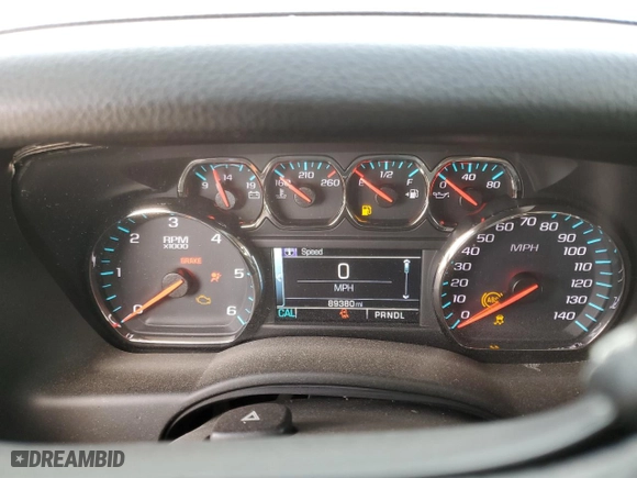 2019 Chevrolet Tahoe LS with VIN 1GNSCAKC1KR100580, listed as a Copart auction lot 46418705 with 89,380 mi miles and Salvage Title. Bid and sale history available at carsss.com. Image 9.