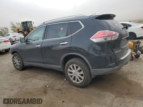 2016 Nissan Rogue S with VIN KNMAT2MT0GP704017, listed as a Copart auction lot 51605025 with 139,089 mi miles and Salvage Title. Bid and sale history available at carsss.com. Image 2.