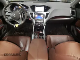 2017 Acura TLX V6 w/Advance Pkg with VIN 19UUB2F76HA007103, listed as a Copart auction lot 88563265 with 49,740 mi miles and Salvage title. Bid and sale history available at DreamBid. Image 8.