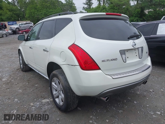 2006 Nissan Murano SL z VIN JN8AZ08T66W417450, wystawiony jako IAAI lot #42217030 z przebiegiem 256 082 mil mil oraz . Historia ofert i sprzedaży dostępna na DreamBid. Obrazek 3.