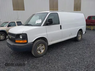 2013 Chevrolet Express Cargo with VIN 1GCWGFCA1D1162572, listed as a IAAI auction lot 42095786 with 242,248 mi miles and . Bid and sale history available at DreamBid. Image 2.