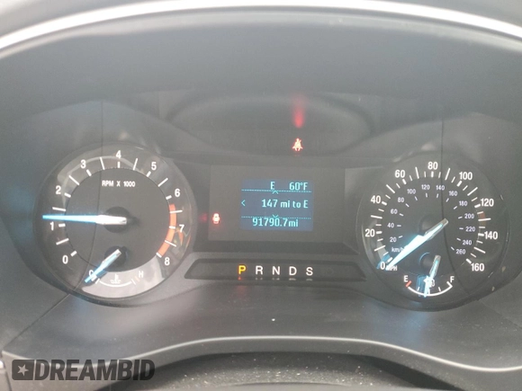 2016 Ford Fusion S with VIN 3FA6P0G70GR300890, listed as a Copart auction lot 52609785 with 91,790 mi miles and Salvage Title. Bid and sale history available at carsss.com. Image 9.