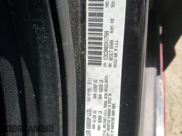 2012 Chrysler 200 LX with VIN 1C3CCBAB2CN117509, listed as a Copart auction lot 48689545 with 243,553 mi miles and Salvage Title. Bid and sale history available at carsss.com. Image 14.