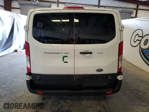 2024 Ford Transit Passenger XL with VIN 1FBAX2Y89RKA86131, listed as a Copart auction lot 54841145 with 14,890 mi miles and Salvage Title. Bid and sale history available at carsss.com. Image 6.