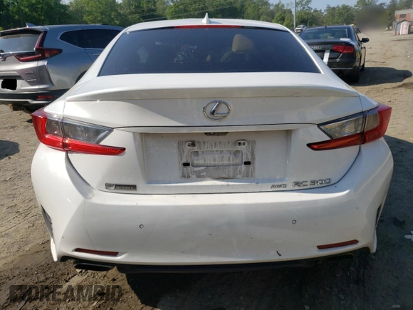 2016 Lexus RC 300 F Sport with VIN JTHSM5BC2G5001387, listed as a Copart auction lot 56324235 with 74,850 mi miles and Salvage title. Bid and sale history available at DreamBid. Image 6.