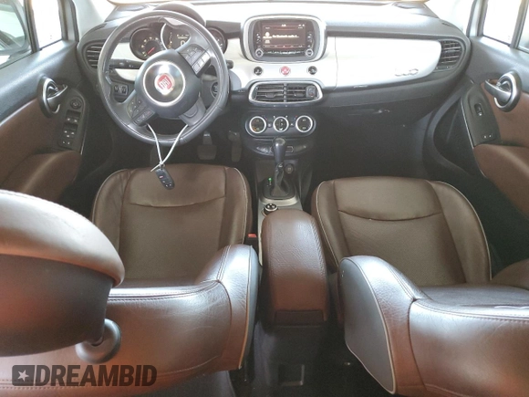 2016 FIAT 500X Lounge with VIN ZFBCFXDTXGP395057, listed as a Copart auction lot 57891025 with 126,980 mi miles and Clean title. Bid and sale history available at DreamBid. Image 8.