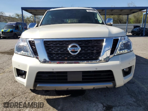 2019 Nissan Armada SL z VIN JN8AY2NDXK9087199, wystawiony jako Copart lot #56715045 z przebiegiem 56 930 mil mil oraz Szkoda całkowita • Salvage title. Historia ofert i sprzedaży dostępna na DreamBid. Obrazek 5.