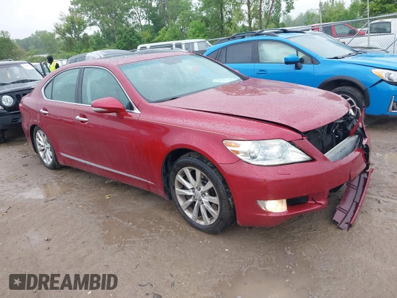 2010 Lexus LS 460 with VIN JTHCL5EF5A5005096, listed as a IAAI auction lot 42426408 with 188,002 mi miles and . Bid and sale history available at DreamBid. Image 1.