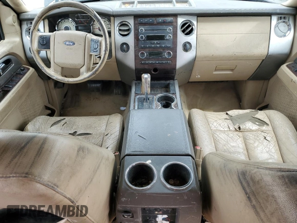 2012 Ford Expedition EL King Ranch with VIN 1FMJK1J55CEF48674, listed as a Copart auction lot 54337485 with 329,922 mi miles and Salvage Title. Bid and sale history available at carsss.com. Image 8.