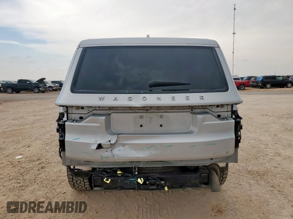 2022 Jeep Wagoneer Series III with VIN 1C4SJUDT4NS168124, listed as a Copart auction lot 59951125 with 30,097 mi miles and Salvage title. Bid and sale history available at DreamBid. Image 6.