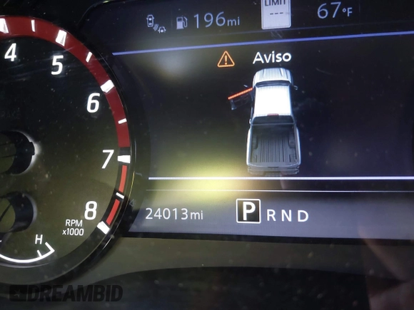 2022 Nissan Frontier SV with VIN 1N6ED1EJ3NN646349, listed as a IAAI auction lot 41694649 with 24,013 mi miles and . Bid and sale history available at DreamBid. Image 16.