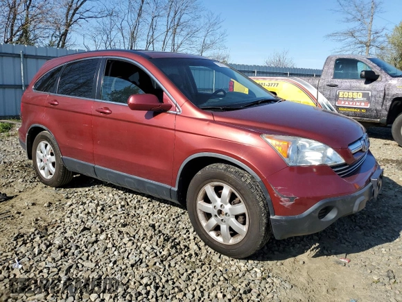 2008 Honda CR-V EX-L with VIN JHLRE48718C048119, listed as a Copart auction lot 53281515 with 132,210 mi miles and Salvage Title. Bid and sale history available at DreamBid. Image 4.