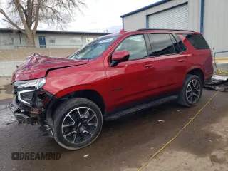 2023 Chevrolet Tahoe RST with VIN 1GNSKRKD7PR220840, listed as a Copart auction lot 86608654 with 44,628 mi miles and Salvage title. Bid and sale history available at DreamBid. Image 1.