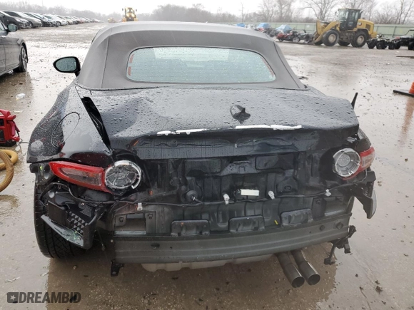 2020 Mazda MX-5 Miata Grand Touring with VIN JM1NDAD72L0410651, listed as a Copart auction lot 47250765 with 37676 miles and Salvage Title. Bid and sale history available at carsss.com. Image 6.