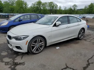 2019 BMW 4 Series 430i xDrive z VIN WBA4J3C59KBL05234, wystawiony jako Copart lot #58002755 z przebiegiem 85 389 mil mil oraz Szkoda całkowita • Salvage title. Historia ofert i sprzedaży dostępna na DreamBid. Obrazek 1.