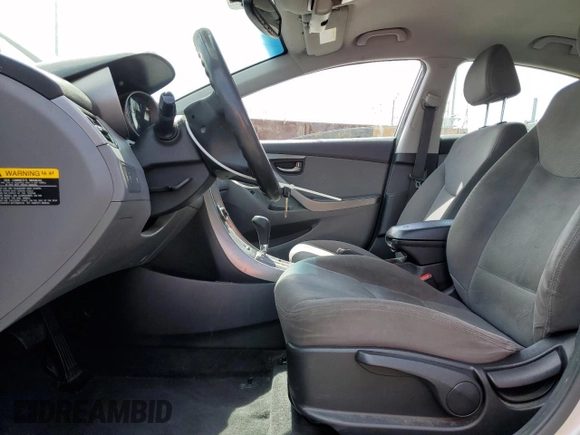 2013 Hyundai Elantra Limited with VIN KMHDH4AEXDU554233, listed as a Copart auction lot 56583285 with 183,759 mi miles and Clean Title. Bid and sale history available at DreamBid. Image 7.