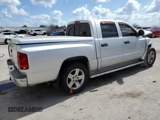 2007 Dodge Dakota SLT with VIN 1D7HE48J17S259061, listed as a Copart auction lot 76098974 with Not Provided miles and Non Repairable. Bid and sale history available at DreamBid. Image 3.