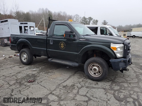 2014 Ford F-250 XL with VIN 1FTBF2B69EEA26787, listed as a Copart auction lot 49214335 with 62,142 mi miles and Salvage title. Bid and sale history available at DreamBid. Image 4.