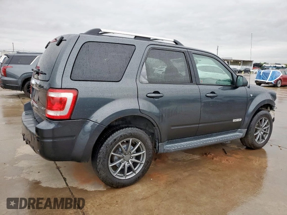 2008 Ford Escape Limited with VIN 1FMCU94108KA93140, listed as a Copart auction lot 55743605 with 185,373 mi miles and Clean title. Bid and sale history available at DreamBid. Image 3.