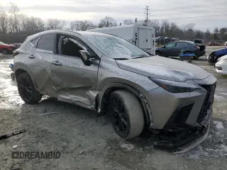 2023 Lexus NX with VIN 2T2KGCEZ4PC026187, listed as a Copart auction lot 42066325 with 38,382 mi miles and Salvage Title. Bid and sale history available at carsss.com. Image 4.