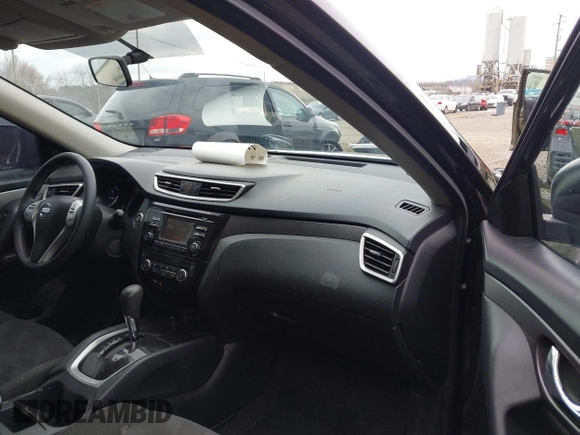 2016 Nissan Rogue SV with VIN KNMAT2MV9GP629576, listed as a IAAI auction lot 41780290 with 129,089 mi miles. Bid and sale history available at carsss.com. Image 5.