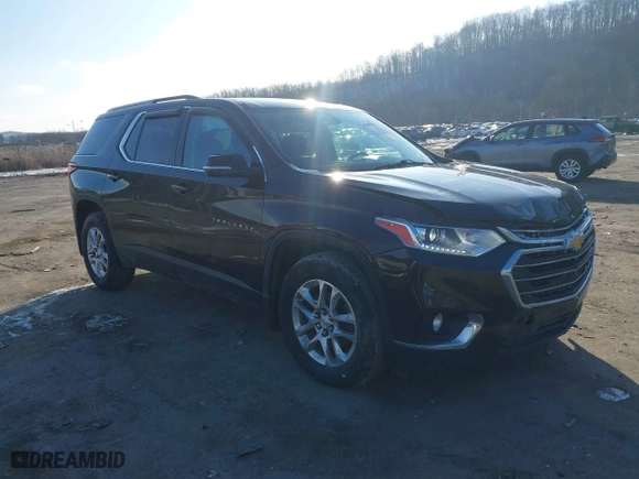 2018 Chevrolet Traverse LT Cloth with VIN 1GNEVGKW3JJ194737, listed as a IAAI auction lot 41590686 with 176,108 mi miles. Bid and sale history available at carsss.com. Image 1.