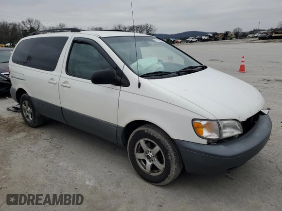 2000 Toyota Sienna CE with VIN 4T3ZF19C2YU200409, listed as a Copart auction lot 86129024 with 191,805 mi miles and Clean Title. Bid and sale history available at carsss.com. Image 4.