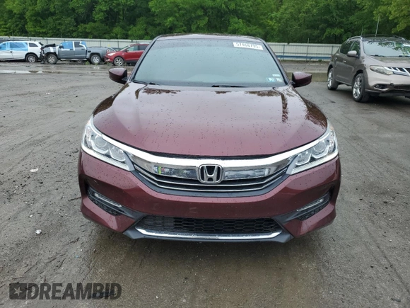 2016 Honda Accord Sport with VIN 1HGCR2F55GA021501, listed as a Copart auction lot 57468795 with 82,613 mi miles and Salvage title. Bid and sale history available at DreamBid. Image 5.