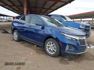 2022 Chevrolet Equinox LT z VIN 3GNAXKEV2NL148216, wystawiony jako IAAI lot #42185177 z przebiegiem 62 667 mil mil oraz . Historia ofert i sprzedaży dostępna na DreamBid. Obrazek 1.