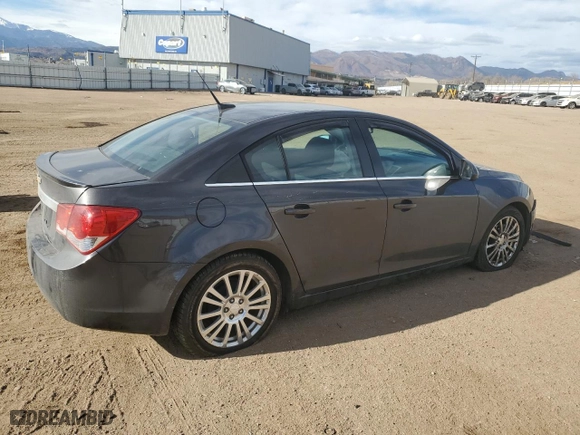 2014 Chevrolet Cruze ECO with VIN 1G1PH5SB8E7127847, listed as a Copart auction lot 86127874 with 0 mi miles and Salvage Title. Bid and sale history available at carsss.com. Image 3.