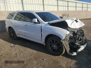 2018 Dodge Durango R/T with VIN 1C4SDJCTXJC329832, listed as a Copart auction lot 52156565 with 113,257 mi miles and Salvage title. Bid and sale history available at DreamBid. Image 4.
