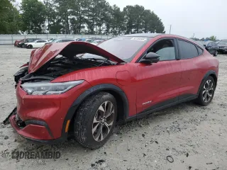 2021 Ford Mustang Mach-E Premium with VIN 3FMTK3R77MMA07017, listed as a Copart auction lot 58750095 with 70,327 mi miles and Salvage title. Bid and sale history available at DreamBid. Image 1.