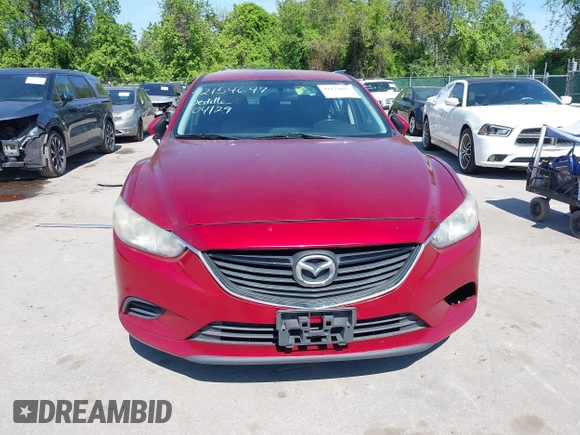 2014 Mazda Mazda6 i Touring with VIN JM1GJ1V66E1147617, listed as a IAAI auction lot 42154697 with 218,802 mi miles. Bid and sale history available at carsss.com. Image 12.