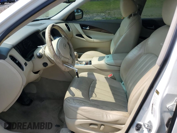 2010 Infiniti EX Journey with VIN JN1AJ0HR5AM756683, listed as a Copart auction lot 58924445 with 150,835 mi miles and Salvage title. Bid and sale history available at DreamBid. Image 7.
