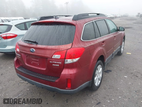 2011 Subaru Outback 2.5i Limited Pwr Moon with VIN 4S4BRBKC9B3419608, listed as a IAAI auction lot 41911566 with 161,138 mi miles. Bid and sale history available at carsss.com. Image 4.
