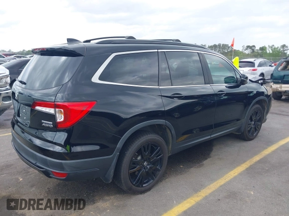 2021 Honda Pilot Special Edition z VIN 5FNYF6H22MB070469, wystawiony jako IAAI lot #41924528 z przebiegiem 56 589 mil mil oraz . Historia ofert i sprzedaży dostępna na DreamBid. Obrazek 4.
