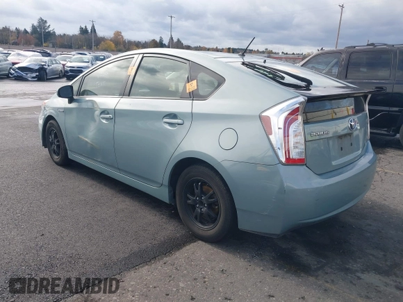 2013 Toyota Prius One with VIN JTDKN3DU4D5692684, listed as a IAAI auction lot 40895711 with Not Provided miles and . Bid and sale history available at DreamBid. Image 3.