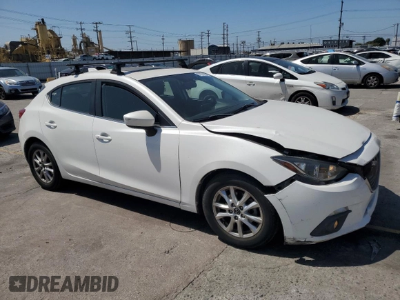 2015 Mazda 3 i Touring with VIN 3MZBM1L74FM178525, listed as a Copart auction lot 57079635 with 88,730 mi miles and Salvage title. Bid and sale history available at DreamBid. Image 4.