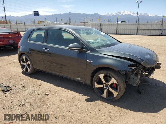 2015 Volkswagen GTI S with VIN 3VWYT7AU0FM054714, listed as a Copart auction lot 53846415 with 90,653 mi miles and Salvage Title. Bid and sale history available at DreamBid. Image 4.