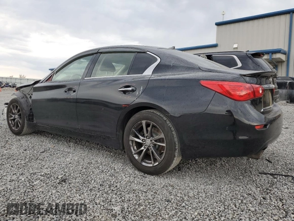 2015 Infiniti Q50 Premium with VIN JN1BV7AP7FM356321, listed as a Copart auction lot 50484505 with 141,310 mi miles and Salvage Title. Bid and sale history available at carsss.com. Image 2.