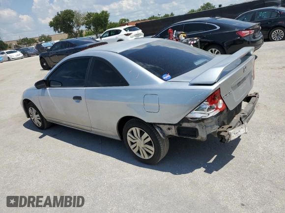 2005 Honda Civic VP with VIN 1HGEM22175L040434, listed as a Copart auction lot 61619605 with 159,962 mi miles and Salvage title. Bid and sale history available at DreamBid. Image 2.