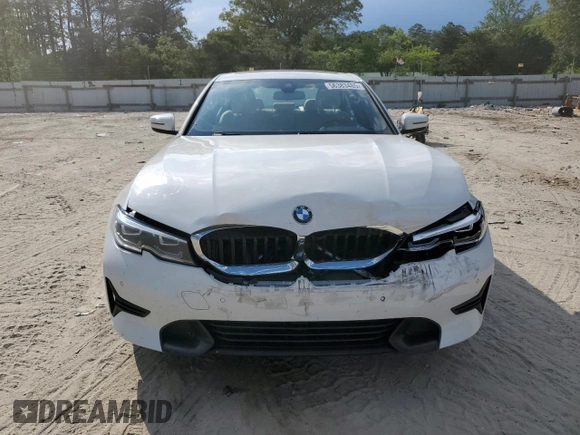 2020 BMW 3 Series 330i xDrive with VIN 3MW5R7J01L8B10663, listed as a Copart auction lot 56383485 with 74,543 mi miles and Salvage title. Bid and sale history available at DreamBid. Image 5.
