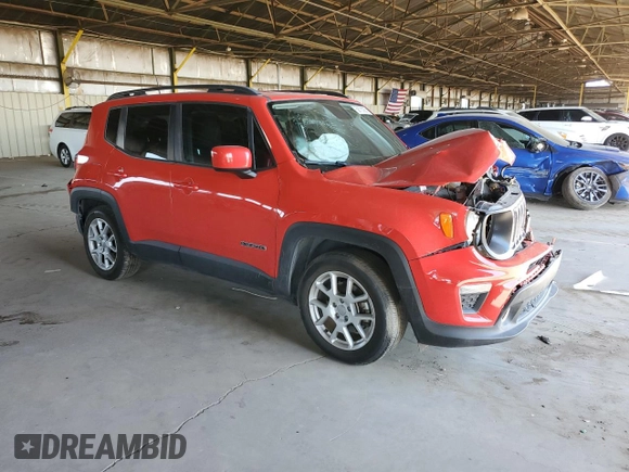 2020 Jeep Renegade Altitude with VIN ZACNJABB4LPL42991, listed as a Copart auction lot 56705265 with 93,977 mi miles and Salvage title. Bid and sale history available at DreamBid. Image 4.