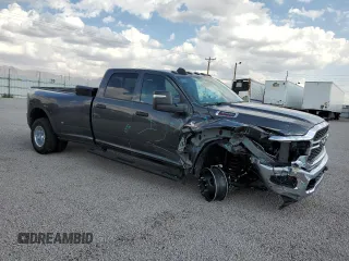 2024 Ram 3500 Tradesman with VIN 3C63RRGL1RG317583, listed as a Copart auction lot 69928554 with 839 mi miles and Salvage Title. Bid and sale history available at carsss.com. Image 4.